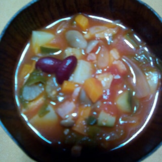 野菜と豆のトマト煮